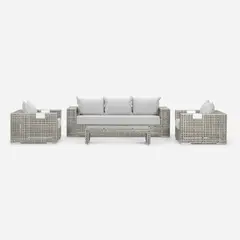 ROSEN - Living de Terraza Sunday Open 4 Piezas Gris
