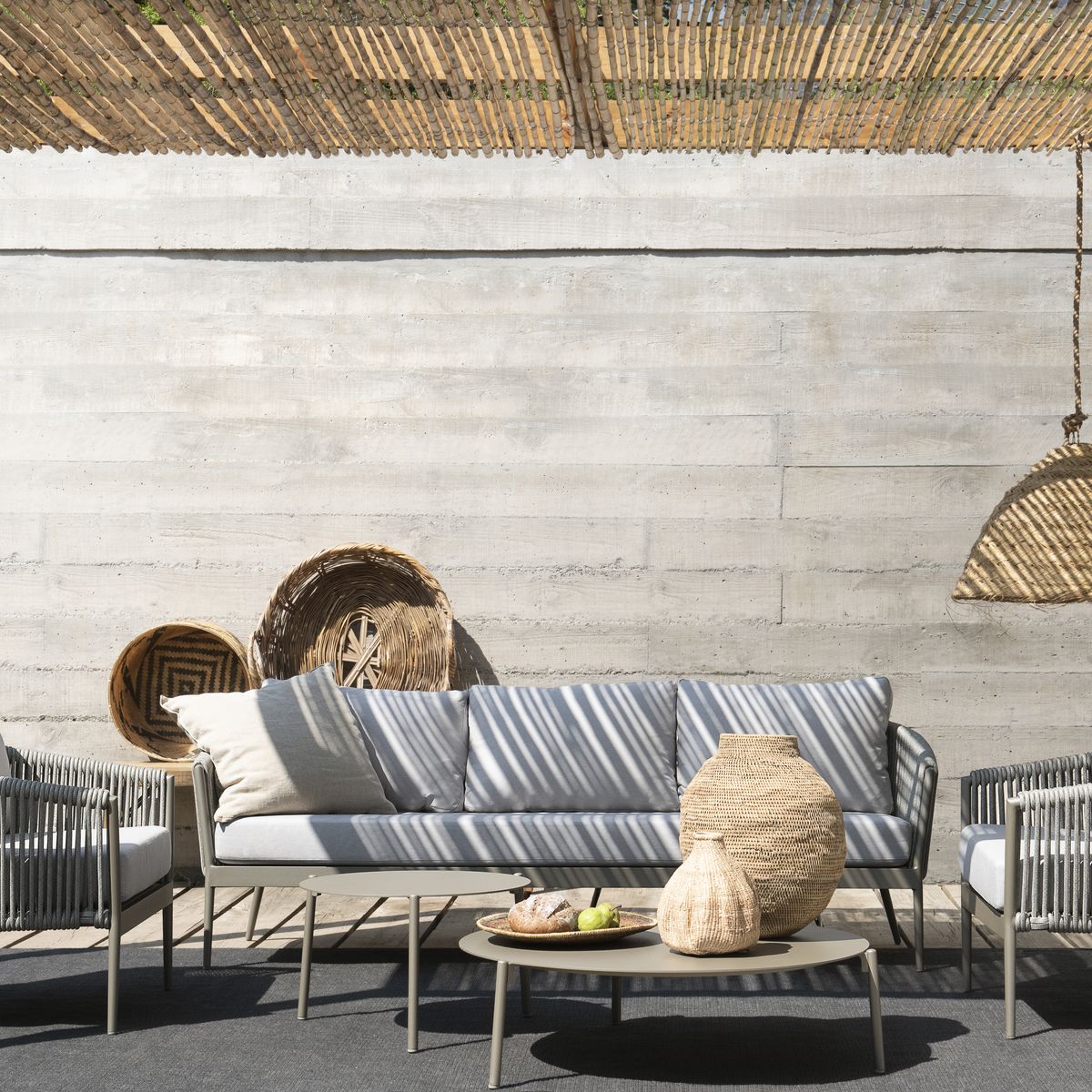 ROSEN - Living de Terraza Rosen Marbella 5 Piezas Arena