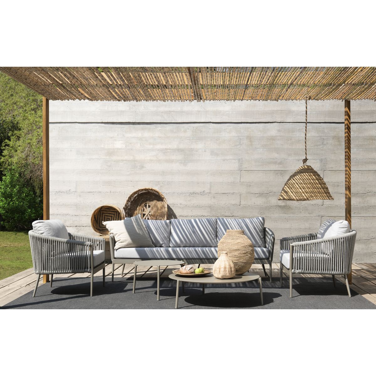 ROSEN - Living de Terraza Rosen Marbella 5 Piezas Arena