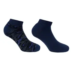 MONARCH - Bi-Pack Calcetin Bamboo Camuflaje Azul