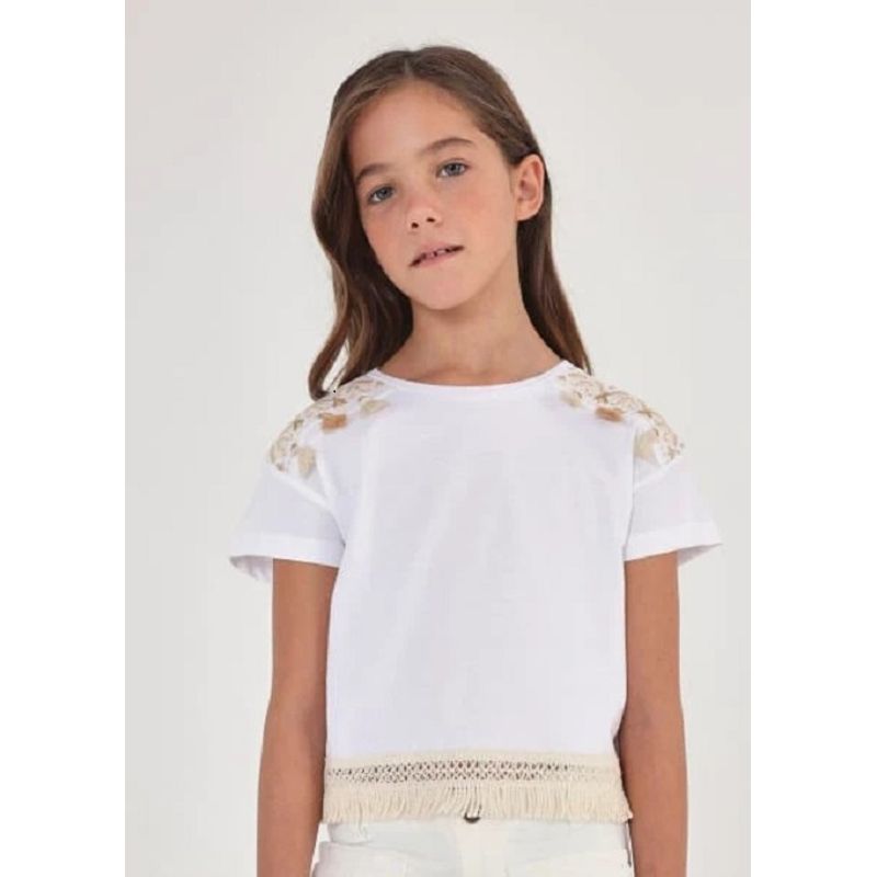 MAYORAL - Polera Elegante  Estampado Niña