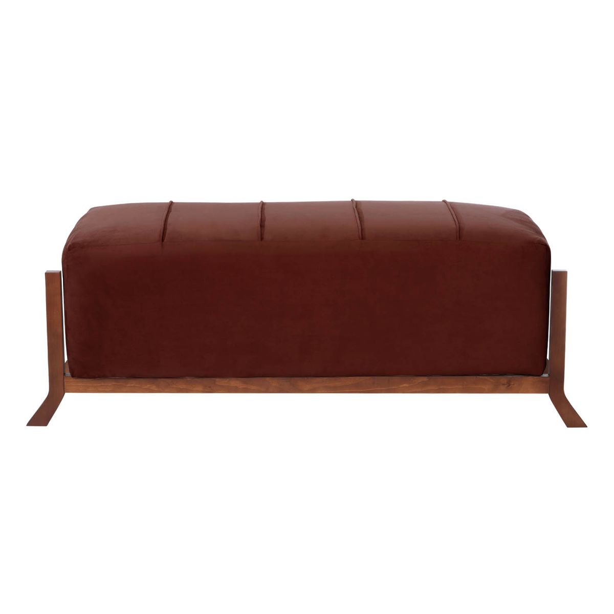 LATAM HOME - Banqueta Marsella  Tela Velvet Chocolate