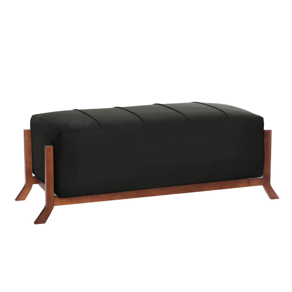 LATAM HOME - BANQUETA MARSELLA TELA VELVET NEGRO