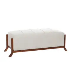 LATAM HOME - BANQUETA MARSELLA LINO BLANCO