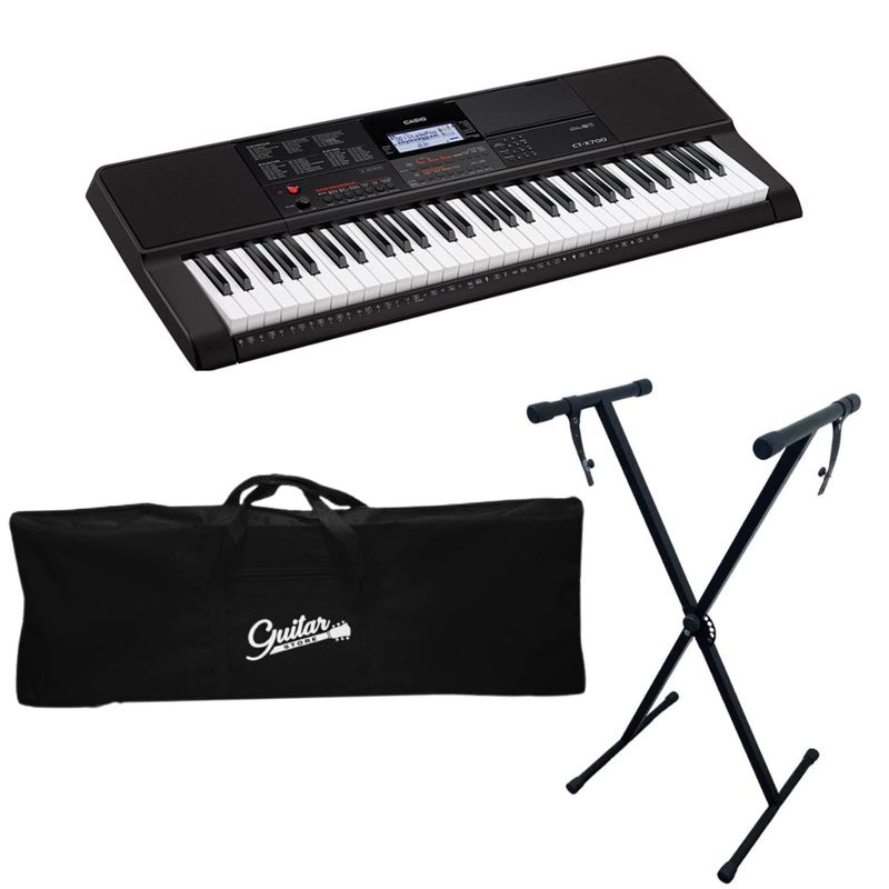 CASIO - Pack Teclado Casio CT-X700  Atril  Funda.