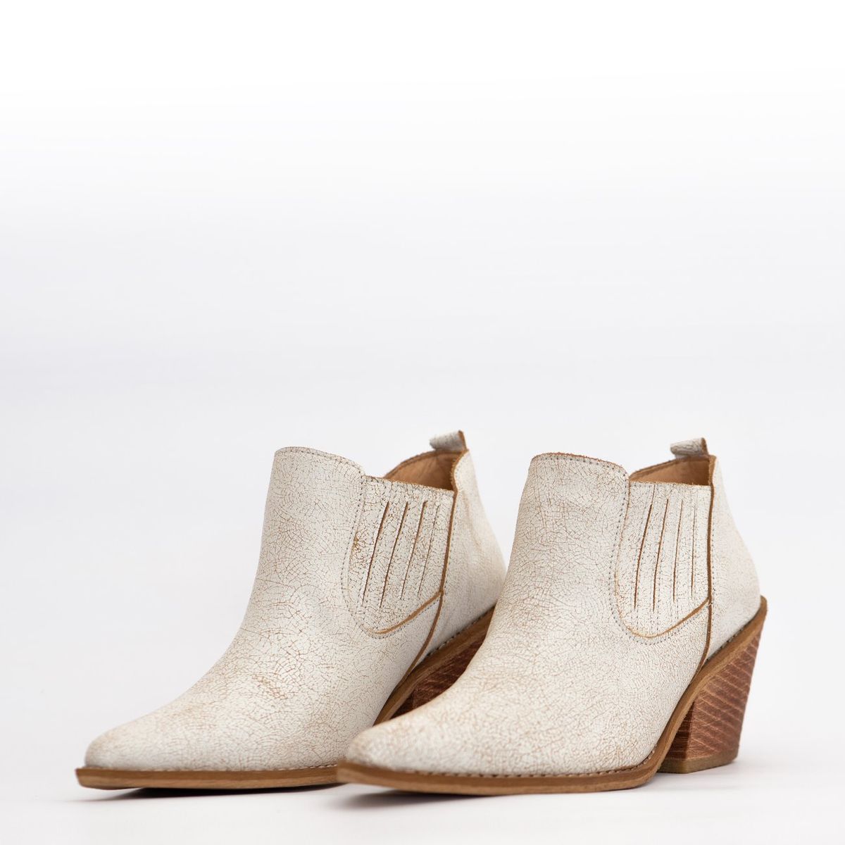 MOSSA - Botin Mujer Mossa Leticia Breack Blanco