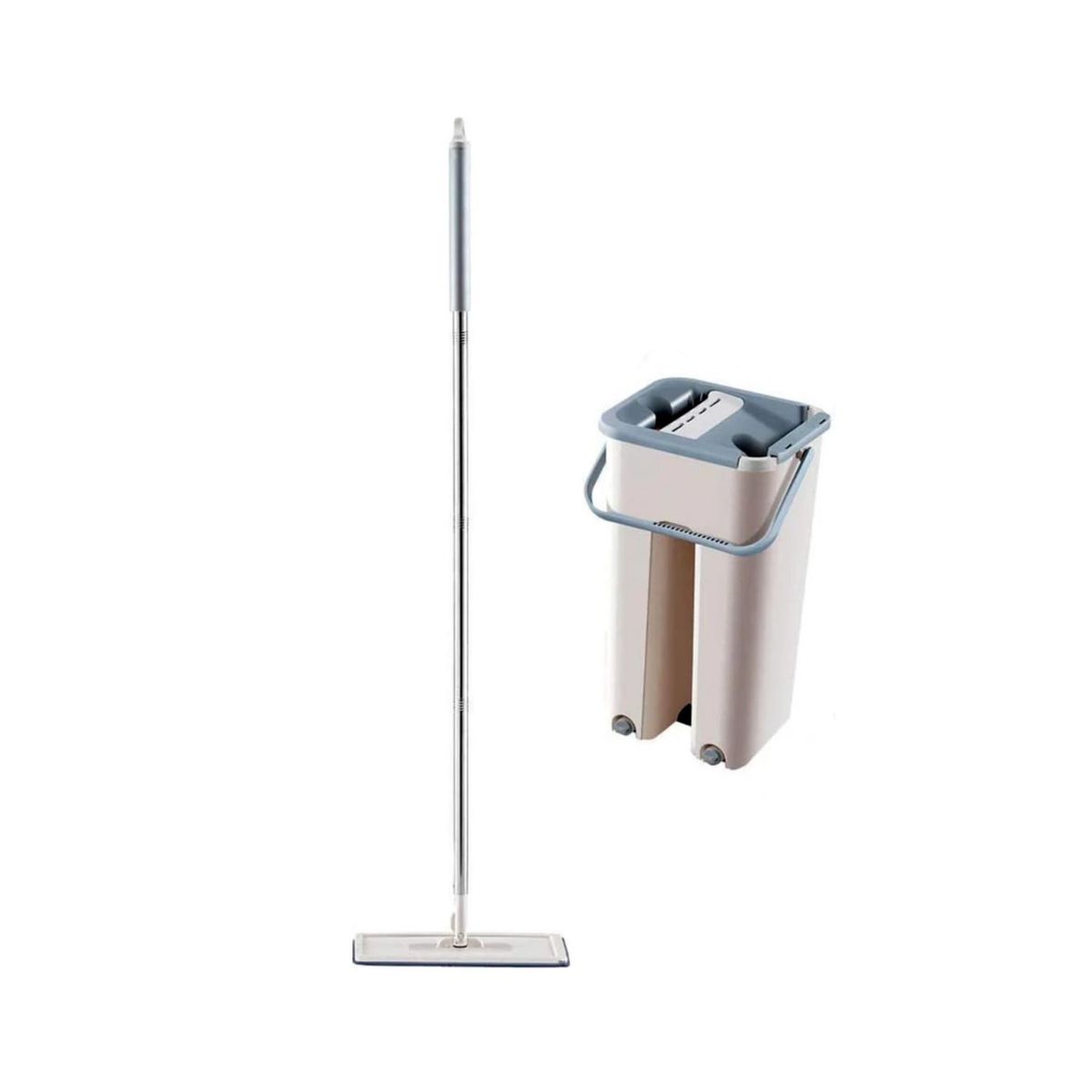 GENERICO - Trapeador Mopa Plana Microfibra Con Cubo - SC