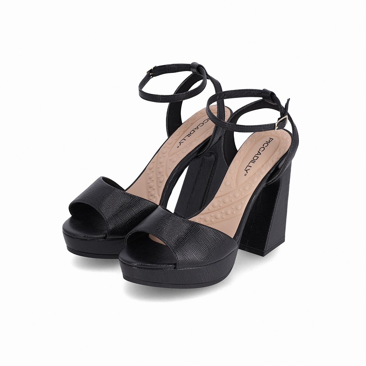 PICCADILLY - Sandalia Mujer Negro Cristine Piccadilly