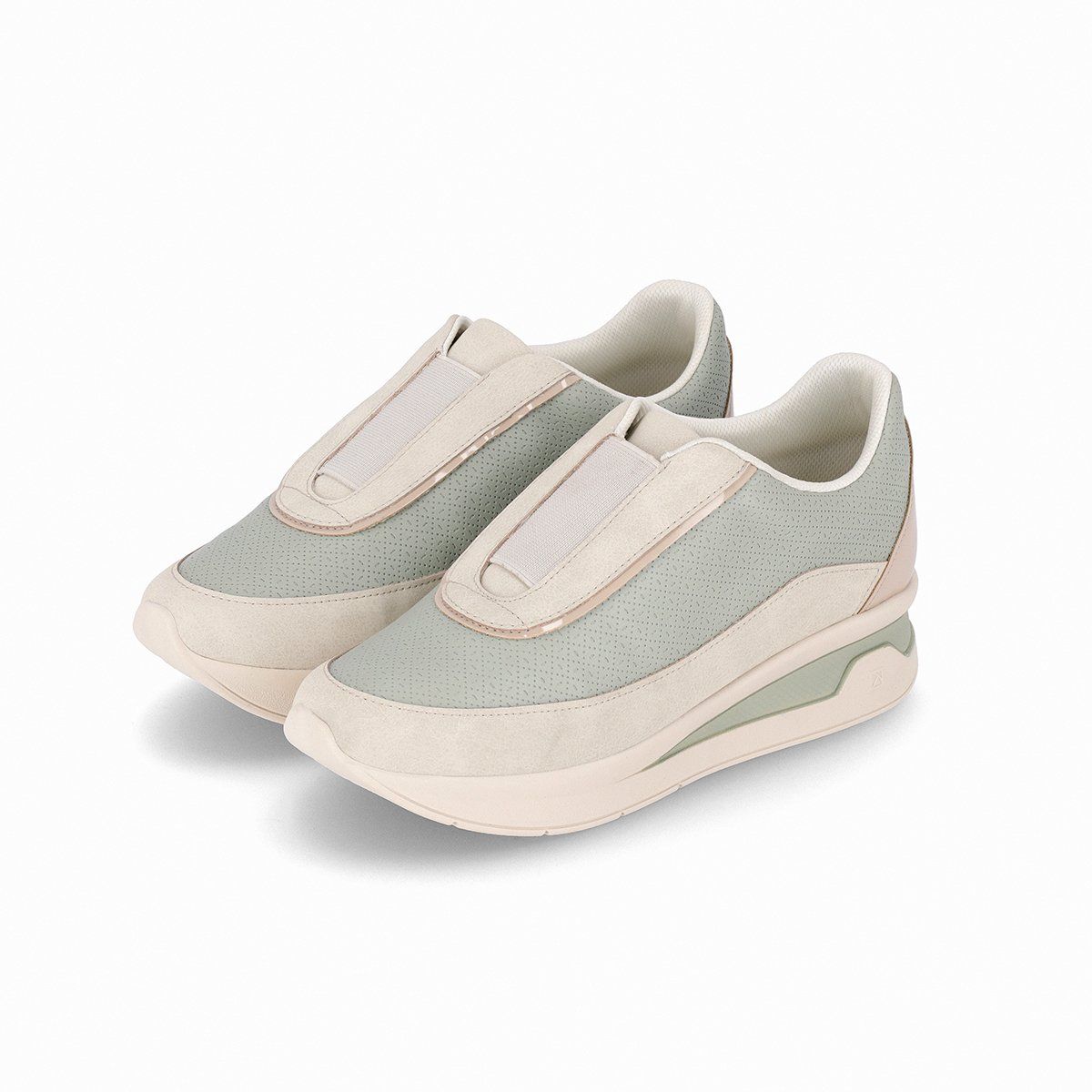 PICCADILLY - Zapatillas Mujer Natural/Verde Jessica Piccadilly