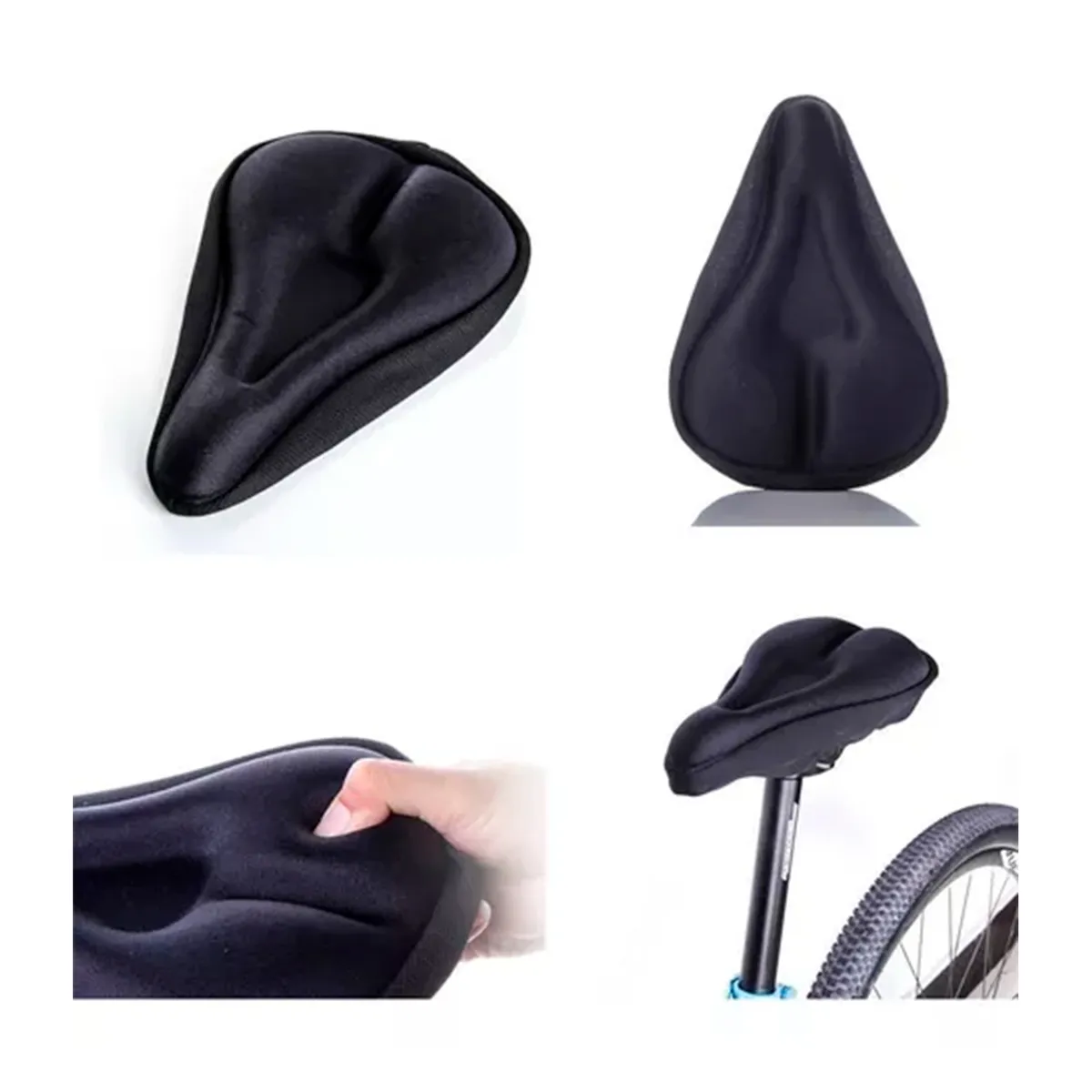 GENERICO - Pack 2 Forro Cubre Asiento Para Bicicletas