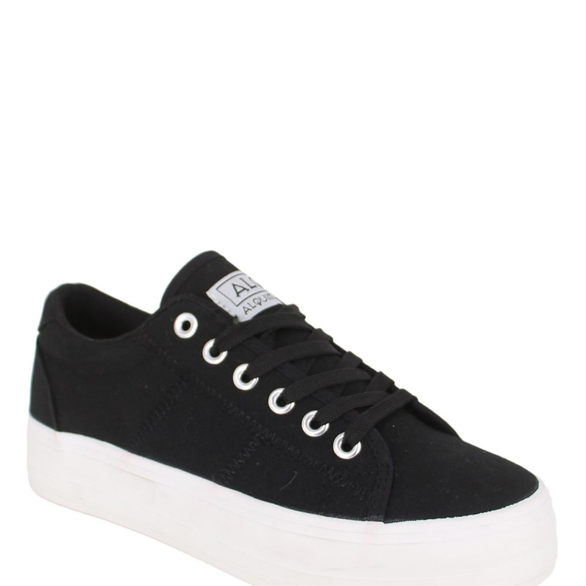 ALQUIMIA - Zapatilla Escolar Mujer Negro Sangli Alquimia