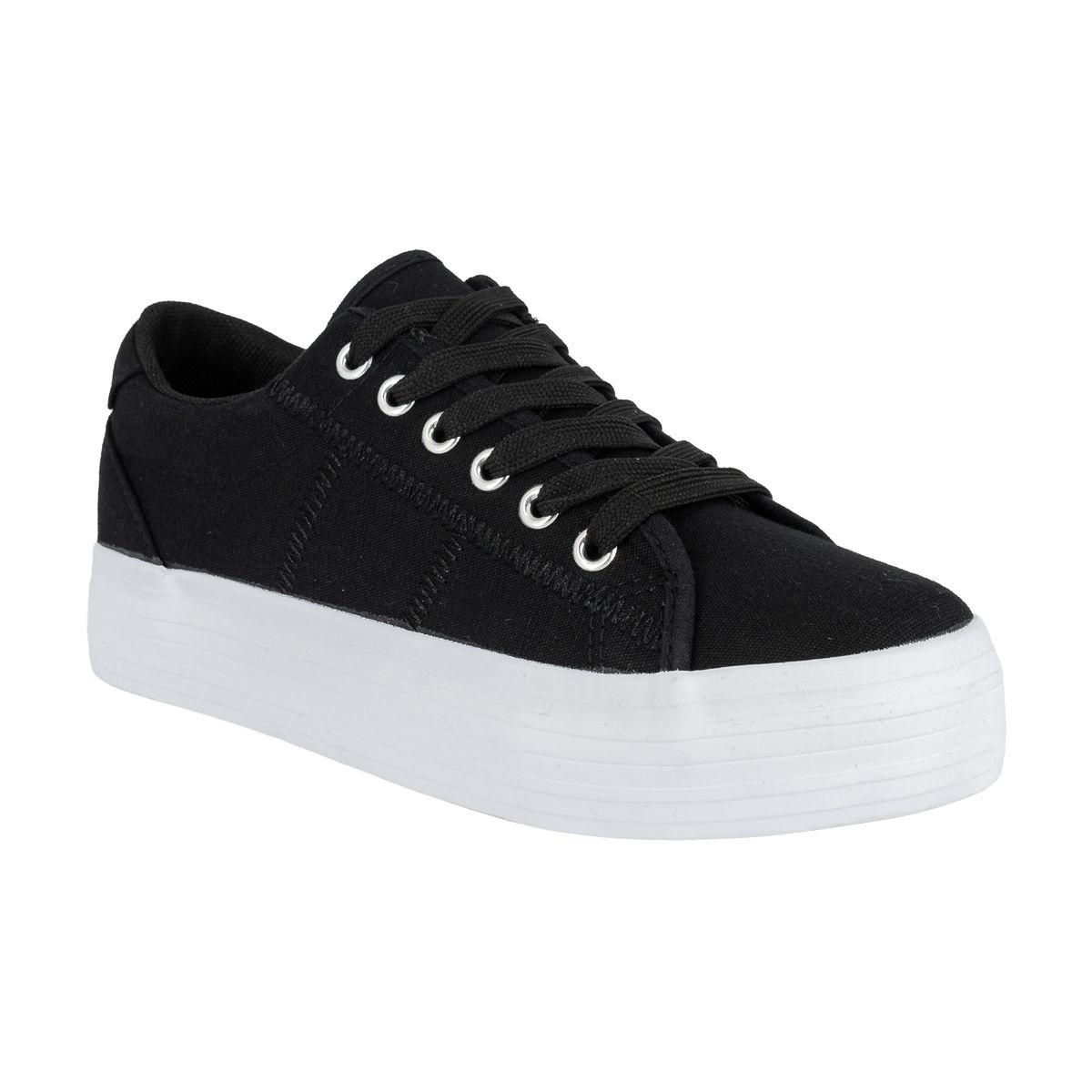 ALQUIMIA - Zapatilla Escolar Mujer Negro Sangli Alquimia