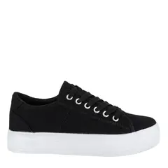 ALQUIMIA - Zapatilla Escolar Mujer Negro Sangli