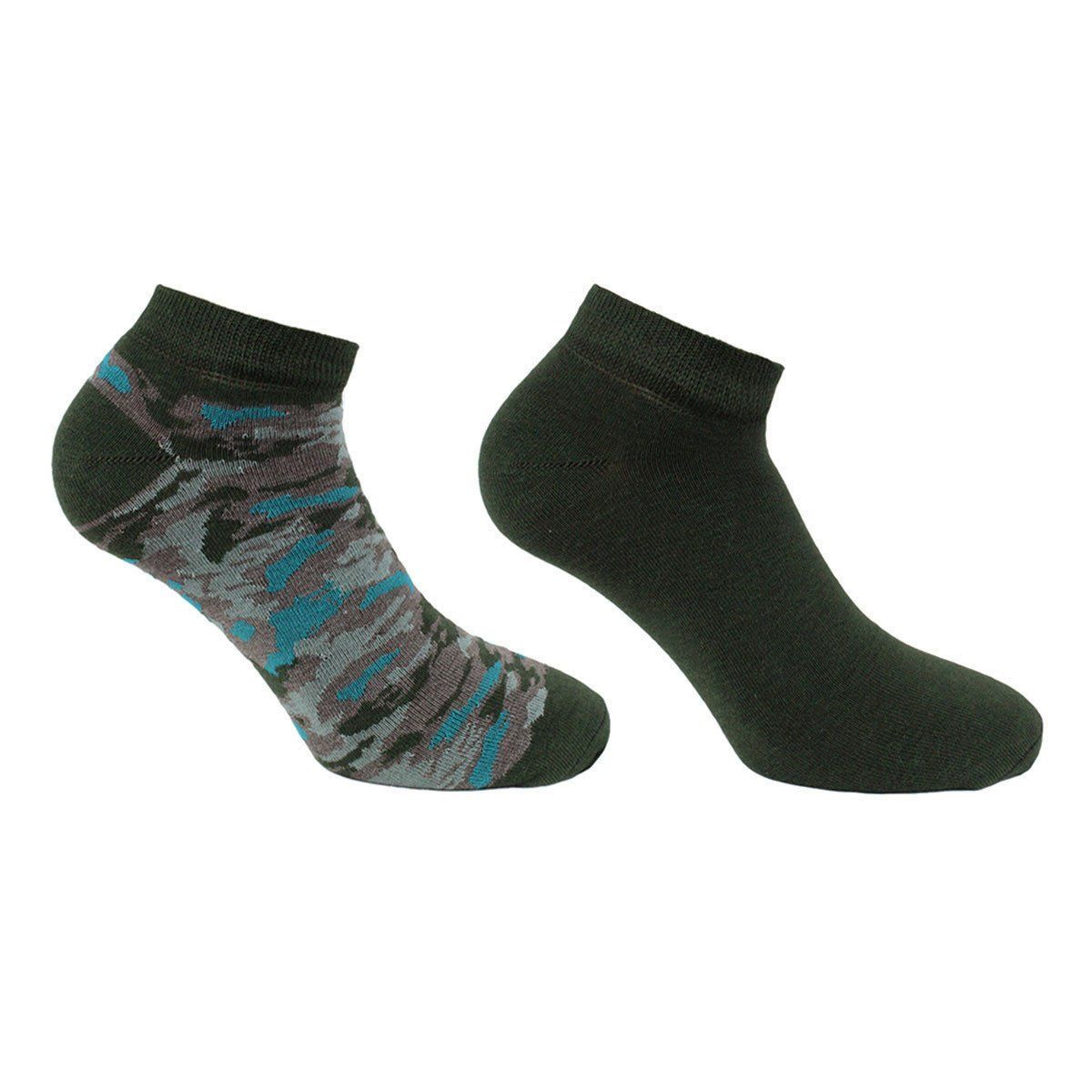 MONARCH - Bi-Pack Calcetin Bamboo Camuflaje Olivo