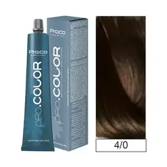 PROCO - Tintura Permanente Pro.color 4/0 100ml + Oxidante.