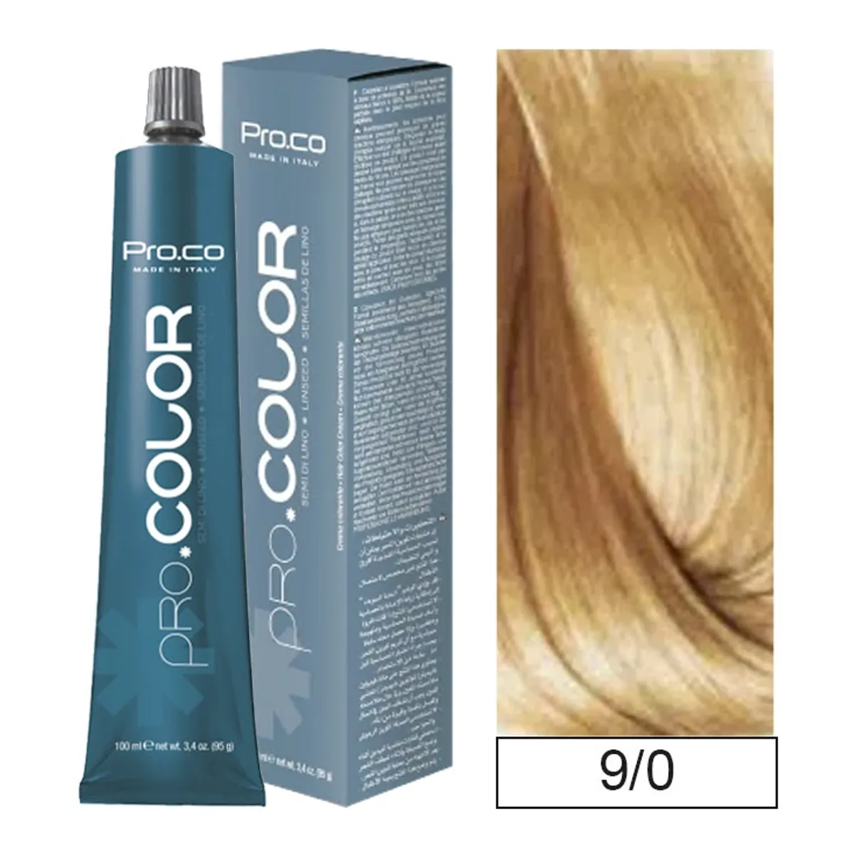 PROCO - Tintura Permanente Pro.color 9/0 100ml + Oxidante.
