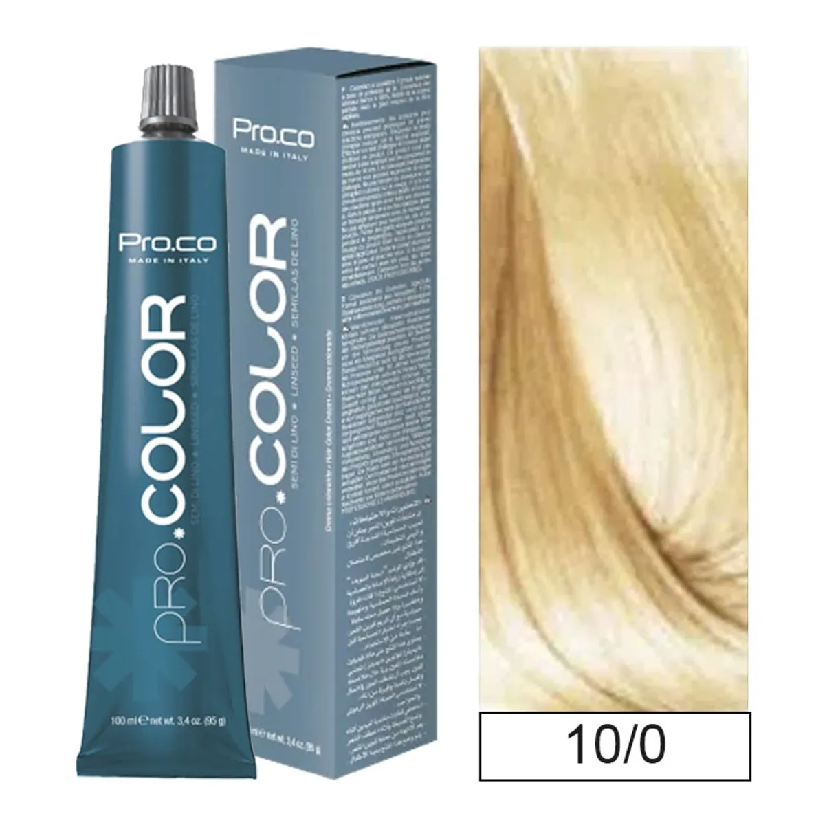 PROCO - Tintura Permanente Pro.color 10/0 100ml + Oxidante.