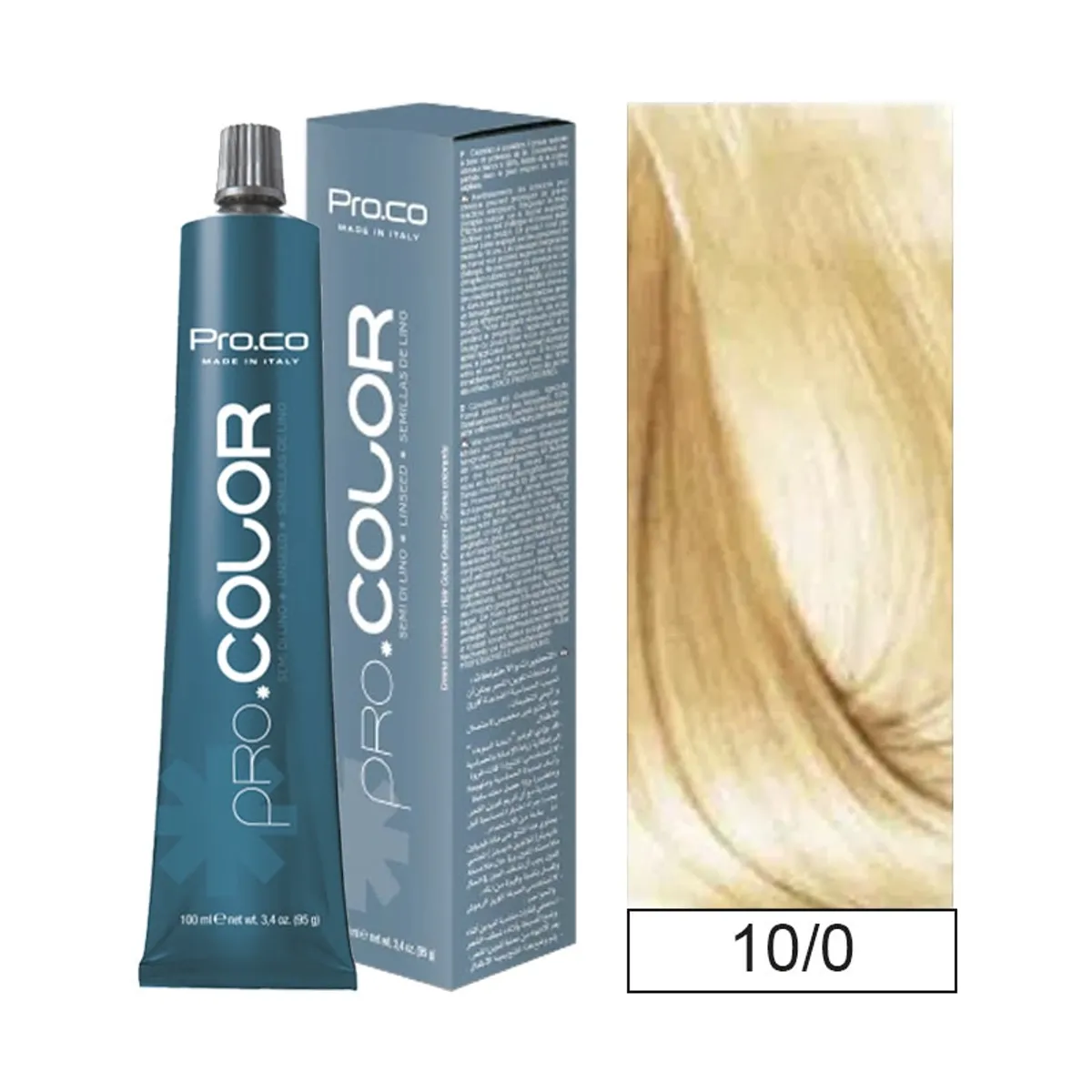 PROCO - Tintura Permanente Pro.color 10/0 100ml + Oxidante.