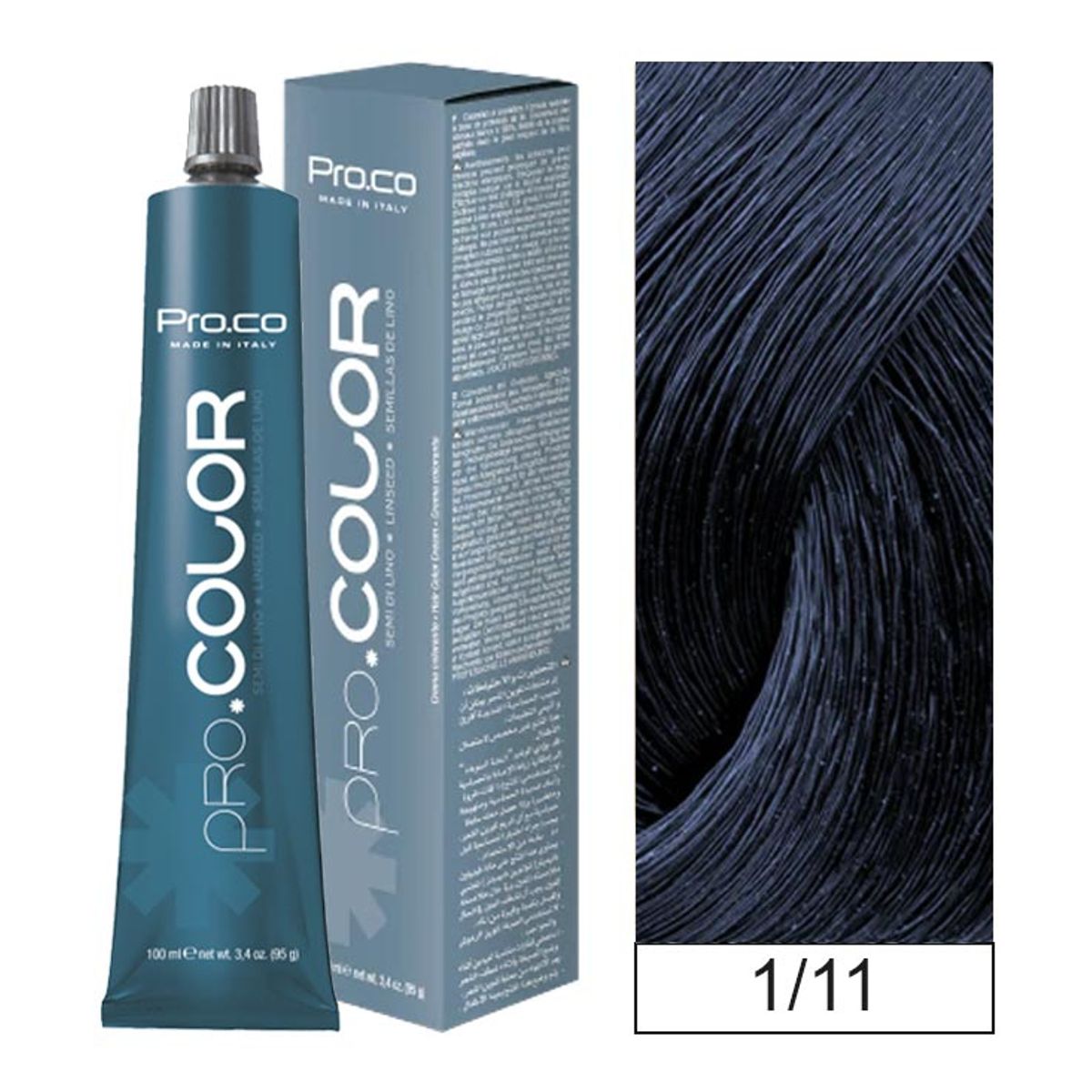 PROCO - Tintura Permanente Pro.color 1/11 100ml + Oxidante.