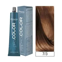 PROCO - Tintura Permanente Pro.color 7/3 100ml + Oxidante.