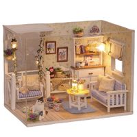 Rompecabezas Puzle 3D Con Música Y Luz Casa Gatito