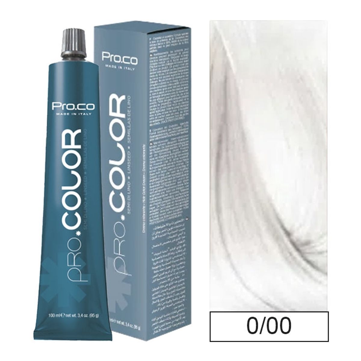 PROCO - Tintura Permanente Pro.color Reforzador 000 100ml + Oxidante.