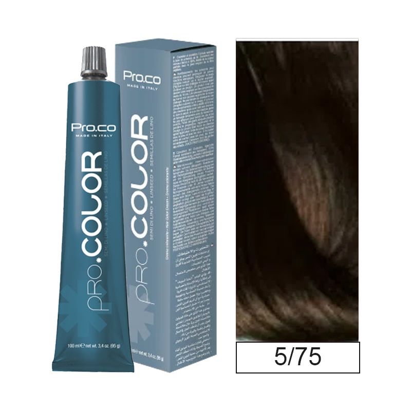 PROCO - Tintura Permanente Pro.color 5/75 100ml + Oxidante.