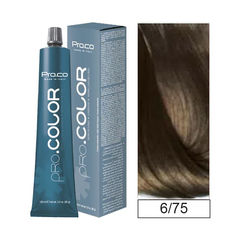 PROCO - Tintura Permanente Pro.color 6/75 100ml + Oxidante.