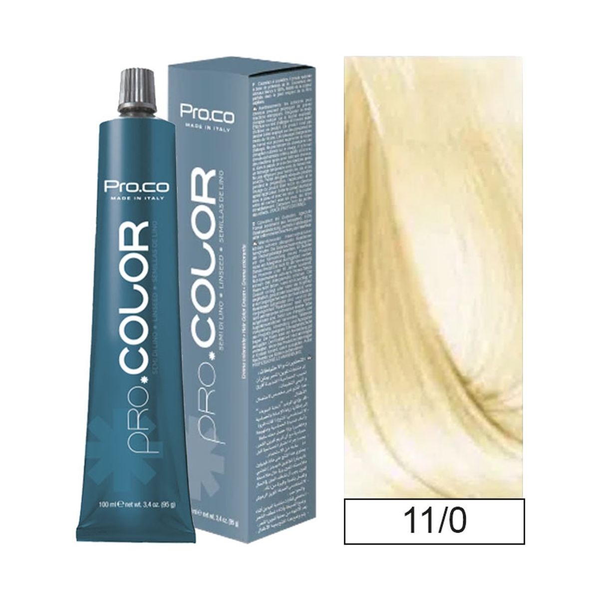 PROCO - Tintura Permanente Pro.color Super-aclarante 11/0 100ml + Oxidante.