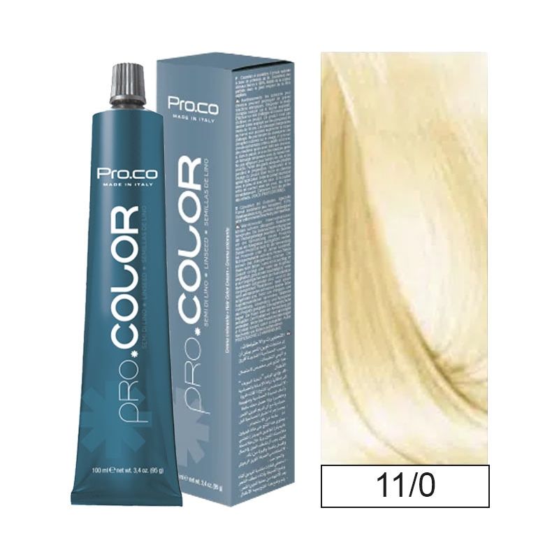 PROCO - Tintura Permanente Pro.color Super-aclarante 11/0 100ml + Oxidante.