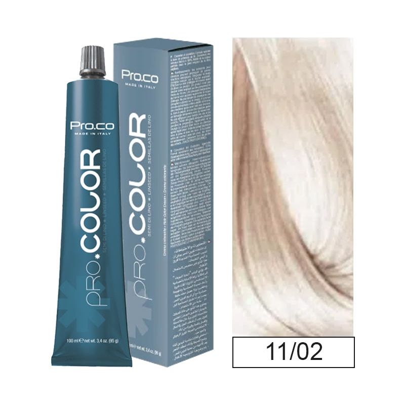 PROCO - Tintura Permanente Pro.color 11/02 Super-aclarante100ml + Oxidante.