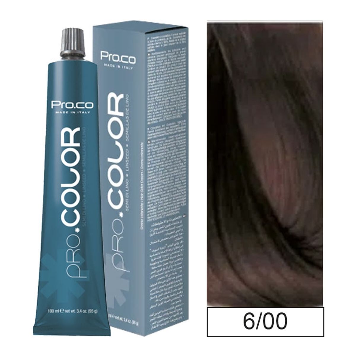PROCO - Tintura Permanente Pro.color 6/00 100ml + Oxidante.