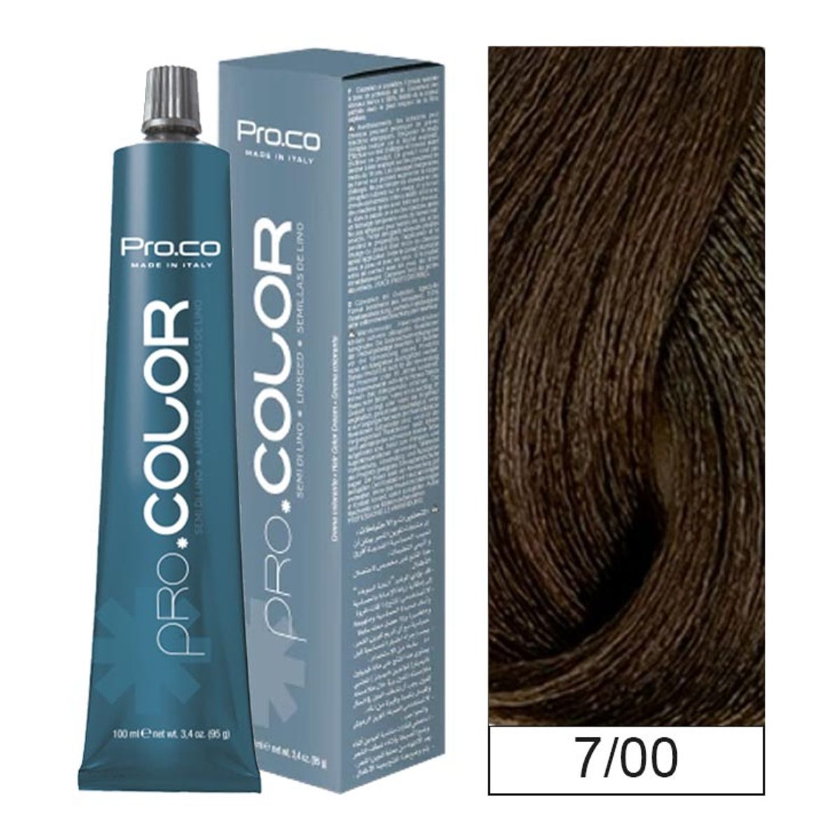 PROCO - Tintura Permanente Pro.color 7/00 100ml + Oxidante.