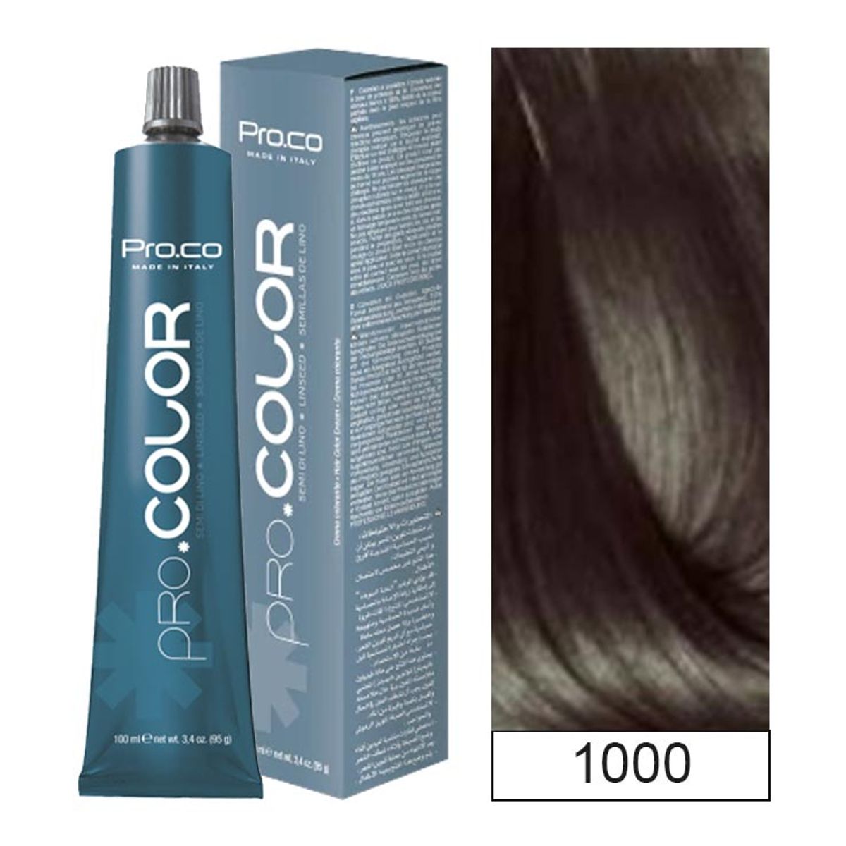 PROCO - Tintura Permanente Pro.color 1000 100ml + Oxidante.