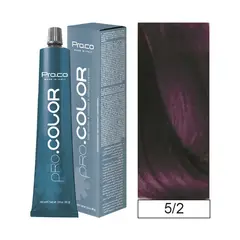 PROCO - Tintura Permanente Pro.color 5/2 100ml + Oxidante.