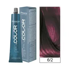 PROCO - Tintura Permanente Pro.color 6/2 100ml + Oxidante
