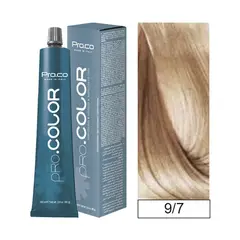 PROCO - Tintura Permanente Pro.color 9/7 100ml + Oxidante.