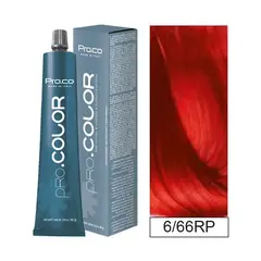 PROCO - Tintura Permanente Pro.color 6/66 Rp 100ml + Oxidante.