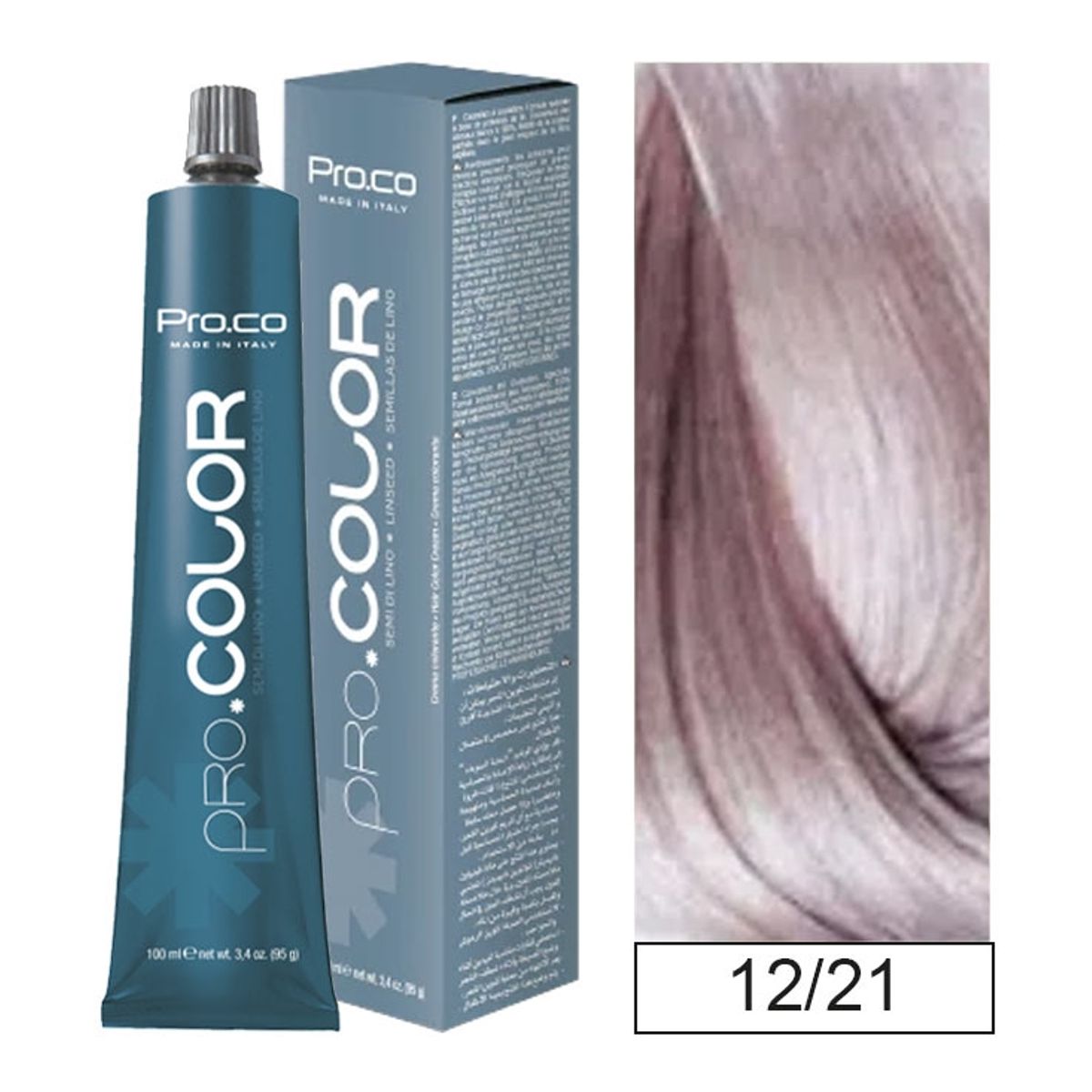 PROCO - Tintura Permanente Pro.color 12/21 Super-aclarante 100ml + Oxidante.