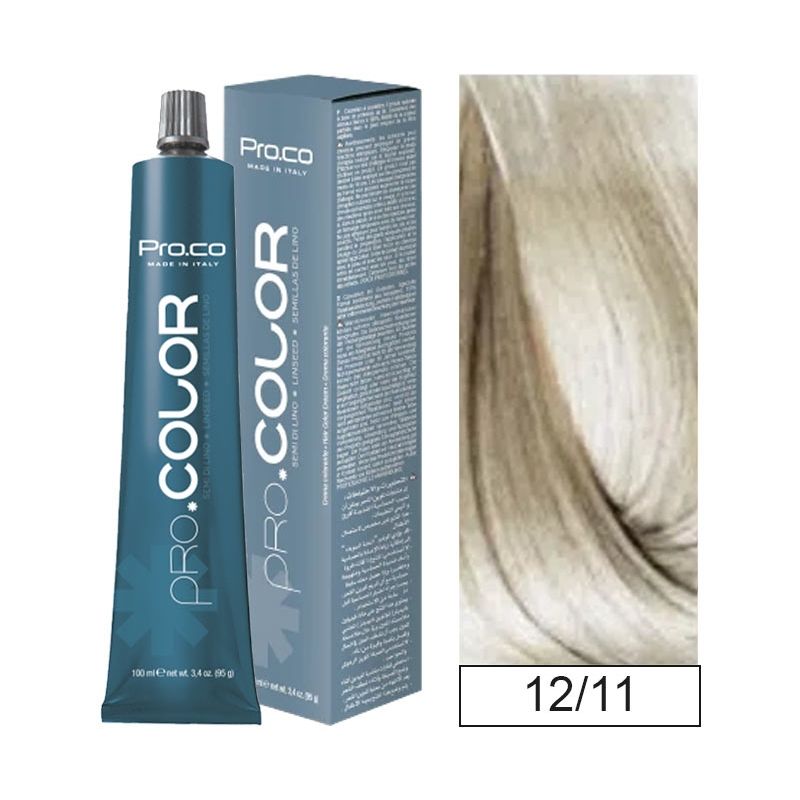 PROCO - Tintura Permanente Pro.color 12/11 Super-aclarante 100ml + Oxidante.