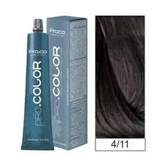 PROCO - Tintura Permanente Pro.color 4/11 100ml + Oxidante.