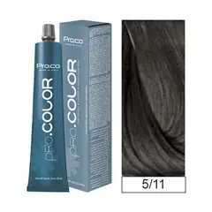 PROCO - Tintura Permanente Pro.color 5/11 100ml + Oxidante.