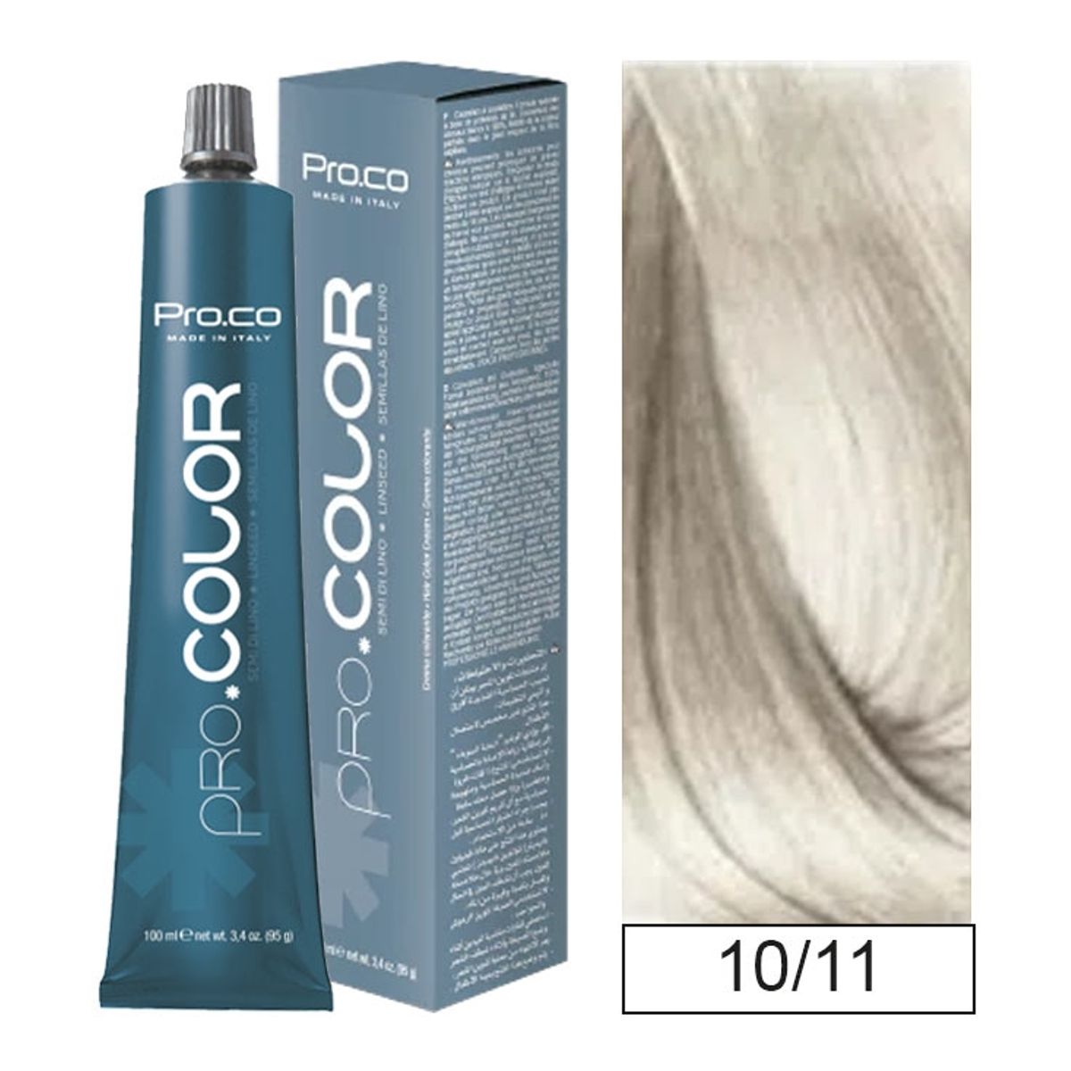 PROCO - Tintura Permanente Pro.color 10/11 100ml + Oxidante.