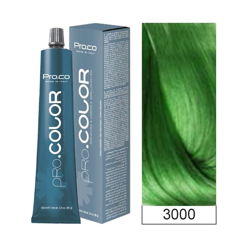 PROCO - Tintura Permanente Pro.color Corrector 3000 100ml+ Oxidante.