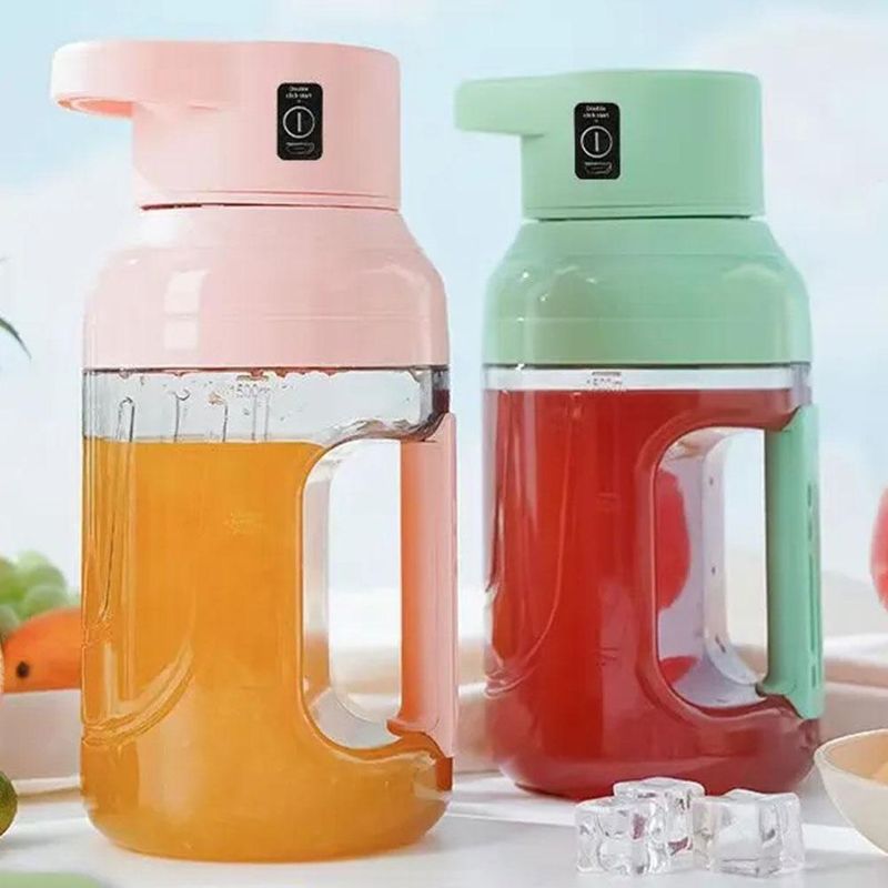 GENERICO - Batidora Portatil 1.5 Lts Licuadora Juguera Recargable