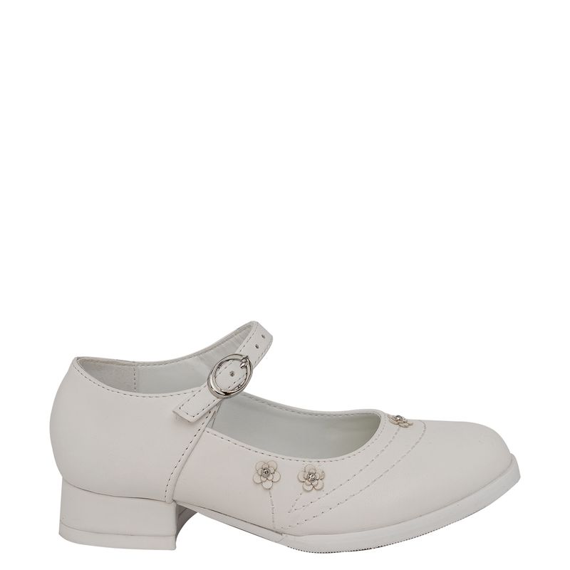 ALQUIMIA - Zapato Cueca Niña Blanco Selené Alquimia