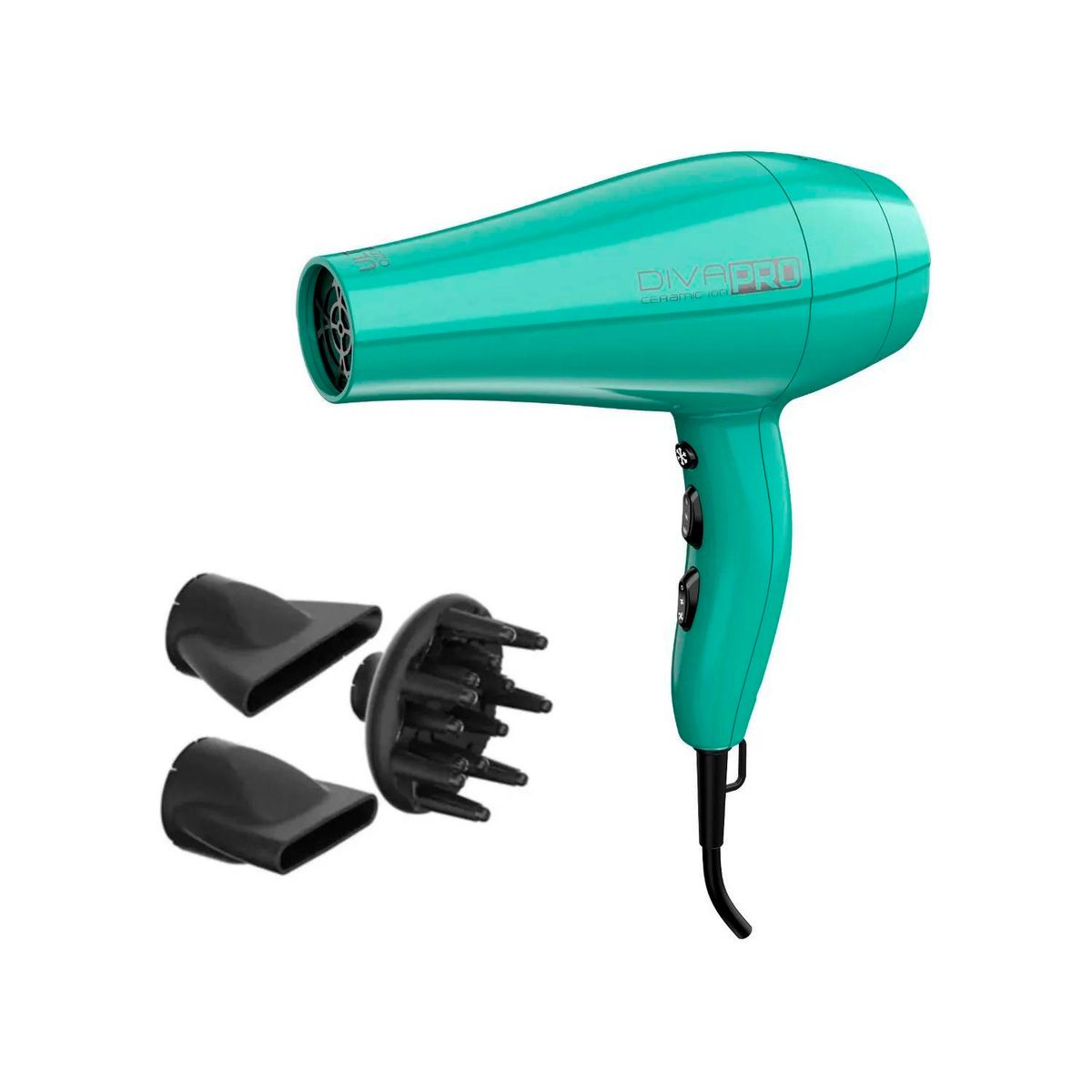 GAMA - Secador de Pelo Gama Diva Salon Pro Turquesa 2200W