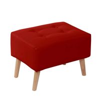 Pouf Niza PU Rojo