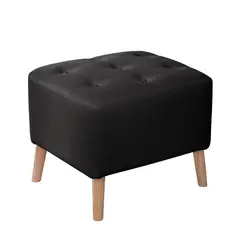 LATAM HOME - POUF LYON PU NEGRO