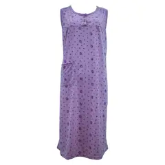 MEDIA LUNA - Pijama Camisola Mujer Sin Mangas Diseño Rositas